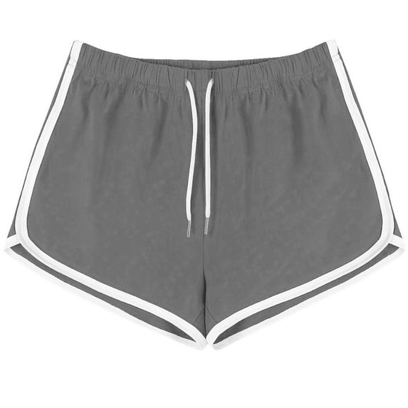 Amvlyk Dolphin Shorts for Women Summer Booty Athletic Gym Sports Shorts for Yoga Running Soft Comfy Plus Size Workout Shorts Breathable Elastic Drawstring Lounge Shorts