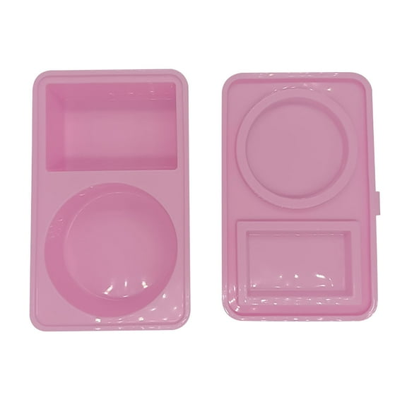 Amvlyk Double Compartment Snack Box Seasoning Box Bento Box Mini Camping Packaging With Lid Snack Box