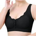 thumbnail image 1 of Amvlyk Front Closure Bras for Women Wireless Push Up Fashion Bra Bc Cup Soft Breathable Seamless Comfortable Everyday Bra for Walking Activewear Workout Everyday Wear, 1 of 9