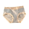thumbnail image 1 of Amvlyk Ice Silk Underwear for Women Mid Waist Bikini Underwears Breathable Soft Strech Ladies Briefs Lightweight No Show Panties Comfortable Panties for Ladies Everyday Wear, 1 of 4