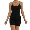 thumbnail image 1 of Amvlyk Jumpsuits for Women Sleeveless Athletic Backless Padded Short Rompers Comfortable Adjustable Straps Bodysuits Workout One Piece Seamless Jumpsuit for Trendy Yoga Gym Beach Summer Outfits, 1 of 7