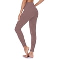 thumbnail image 1 of Xugsiok Leggings for Women Solid Color Seamless Stretchy Yoga Leggings with Pockets Soft Lightweight High Waist Full Length Legging Slim Yoga Pants for Gym Activewear Running Yoga Workout, 1 of 3