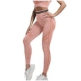 thumbnail image 1 of Xugsiok Leggings for Women Solid Color Seamless Stretchy Yoga Leggings Soft Lightweight High Waist Full Length Legging Slim Yoga Pants for Gym Activewear Running Yoga Workout, 1 of 3