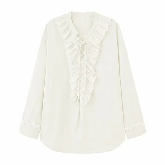 Amvlyk Long Sleeve Shirts for Women V Neck Soft Trendy Pullover tops Casual Comfy Loose Blouses Solid Soft Trendy Base T-Shirts Lightly Fashion Outfits for Everyday Wear Walking Work Vacation