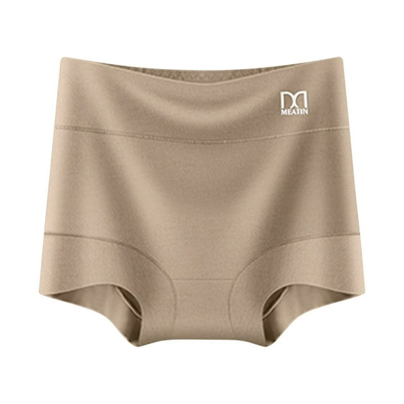 Amvlyk Modal Underwear for Women High Waist Seamless Panties Lightweight Soft High Strech Ladies Briefs Workout Breathable No Show Panties Comfortable Bikini Underwears for Ladies Everyday Wear