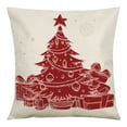 Amvlyk Pillow Case Clearance Deal!Red Christmas Pillow Cover Linen