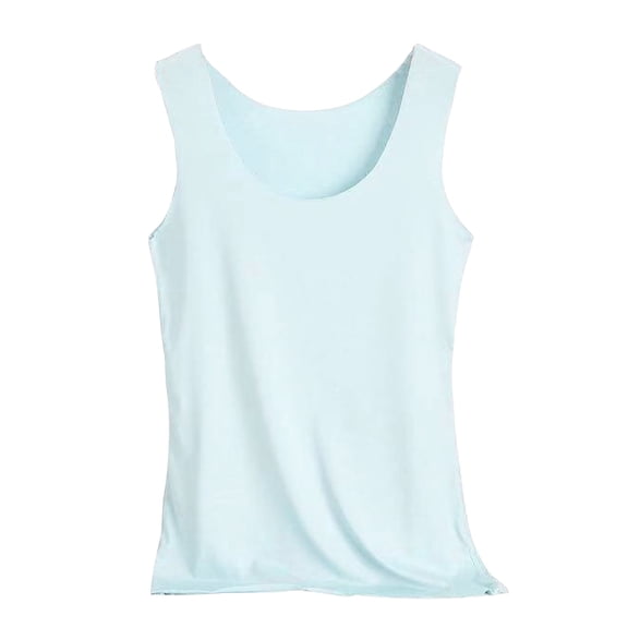 Amvlyk Seamless Tank Top for Women Plus Size Workout Tops Summer Round Neck Sleeveless Shirts Ice Silk Vest Cool Dry Yoga Shirts