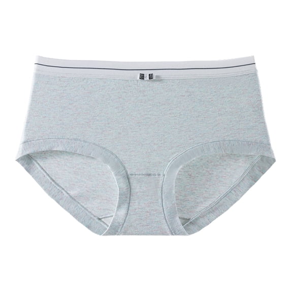 Xugsiok Seamless Underwear for Women Mid Waist Panties Comfortable Bikini Underwears Breathable No Show Ladies Briefs Lightweight Soft Strech Panties for Women Everyday Wear