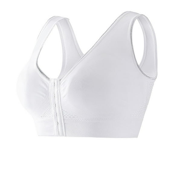 Amvlyk Sports Bra for Women Convenient Front Closure Bra High Impact Seamless Running Bra Wireless Push Up Bra Comfortable Everyday Bra for Workout Gym Running Exercise Bra Activewear
