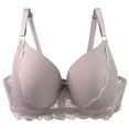 thumbnail image 1 of Xugsiok Sports Bra for Women Wireless Breathable Seamless Bralette with Adjustable Straps Lace Soft Lightweight Stretch Smooth Everyday Bras T-Shirts Bras for Gym Workout Running, 1 of 3