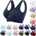 thumbnail image 1 of Xugsiok Sports Bras for Women Workout Bra Seamless Wirefree High Support High Impact Yoga Bra Push Up Running Full Coverage Everyday Bras for Gym Activewear, 1 of 3