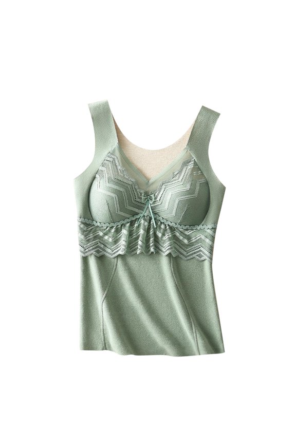 Thermal Tank Tops for Women Warm Fleece Lined Pullover Vest Solid Lightly Seamless Underwear Tank Tops Soft Comfortable Base Tank Tops for Cold Weather