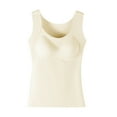 thumbnail image 1 of Xugsiok Thermal Tank Tops for Women Warm Fleece Lined Underwear Vest Solid Lightly Seamless Underwear Tank Tops Soft Comfortable Base Tank Tops for Cold Weather, 1 of 3