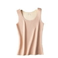 thumbnail image 1 of Amvlyk Underwear Vest for Women Sleeveless Lace Thermal Tank Top Warm Base V Neck Fleece Underwear Tops Vest Bottoming for Cold Weather, 1 of 2