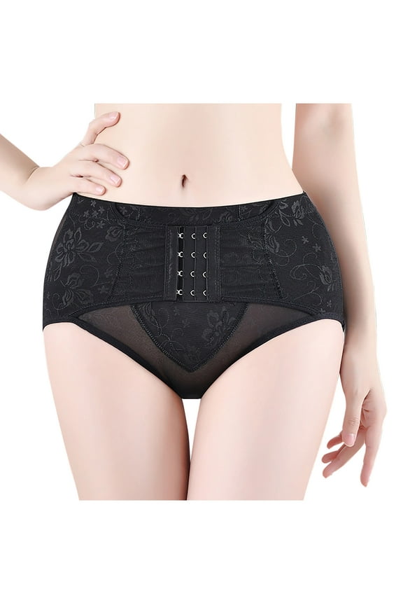 Amvlyk Underwear for Women Mid Waist Recovery Postpartum Button Down Panties Comfortable Bikini Underwears Breathable Soft Strech Ladies Briefs Lightweight No Show Panties for Women Everyday Wear