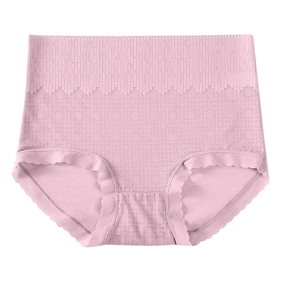 Amvlyk Underwear for Women Mid Waist Seamless Panties Comfortable Bikini Underwears Breathable No Show Ladies Briefs Lightweight Soft Strech Panties for Women Everyday Wear