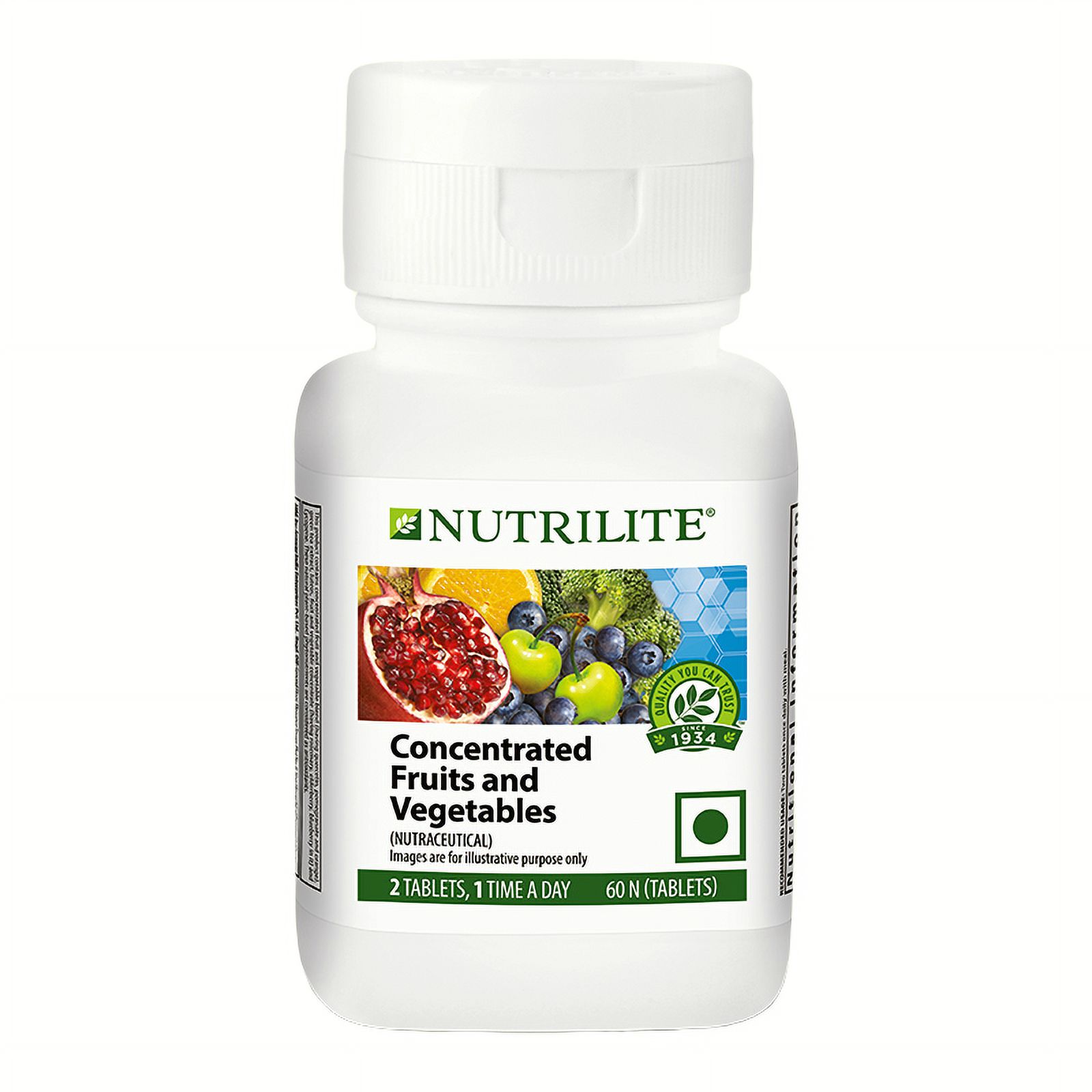 Amway Nutrilite Concentrated Fruits and Vegetables 60 Tablets,amway Product