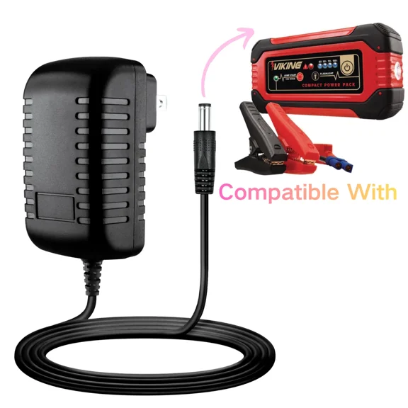 Amxwccy 15V AC/DC Adapter Compatible with Viking 62749 64412 56797 56798 Compact Power Pack Car Jump Start