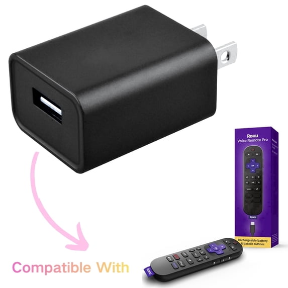 Amxwccy AC Adapter Compatible with Roku Streaming Stick, Express Plus, Premier/Plus
