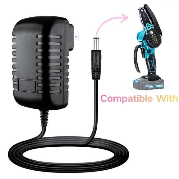 Amxwccy AC Adapter Compatible With Saker Mini Chainsaw SK1804D SK1604D Power Supply Cord PSU