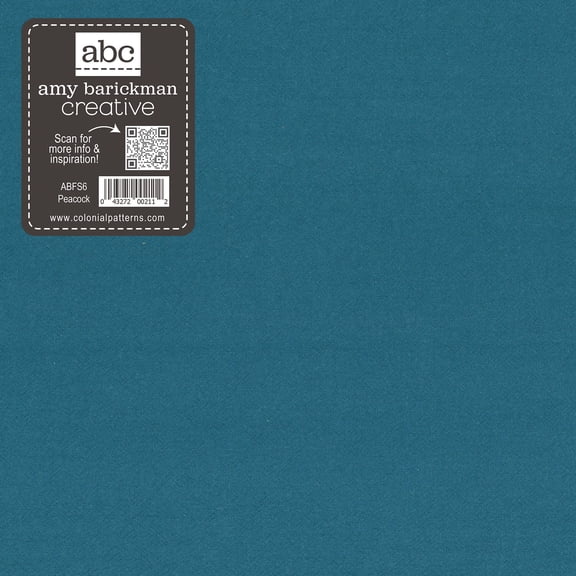 Amy Barickman Creative 28" X 28" Color-Dye Flour Sack Towel-Peacock Blue