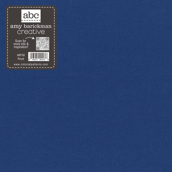 Amy Barickman Creative 28" X 28" Color-Dye Flour Sack Towel-Royal Blue