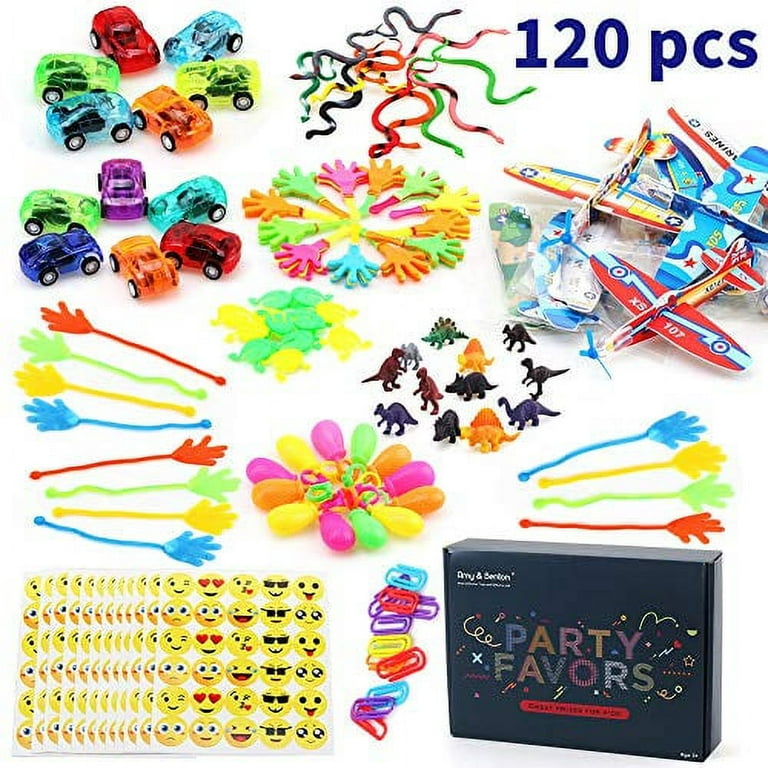 Party Favors for Kids 3-5 4-8 8-12 Treasure Chest Carnival Prize Box Toys  for Classroom Pinata Stuffers Goodie Bag Filler Easter Egg Fillers Easter