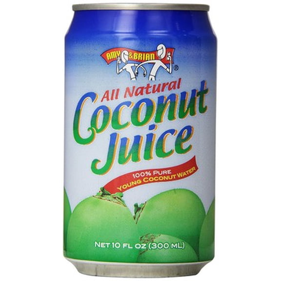 Amy & Brian Coconut Juice 6 Pack 60 fl oz (Pack of 4)
