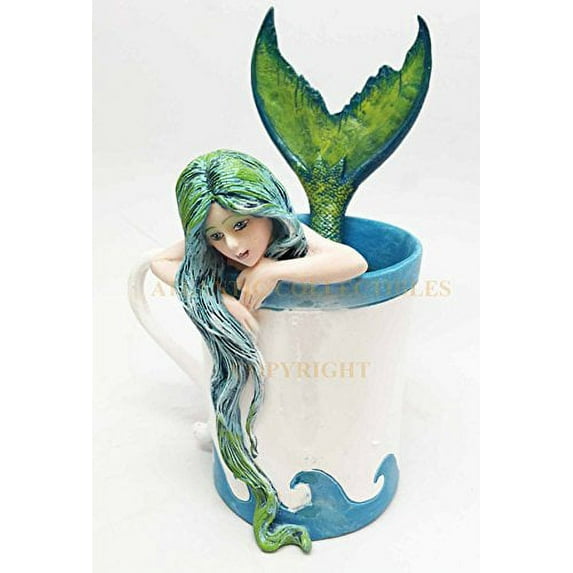 Amy Brown Sweet Addictions Morning Bliss Pretty Mermaid Sculpture Figurine