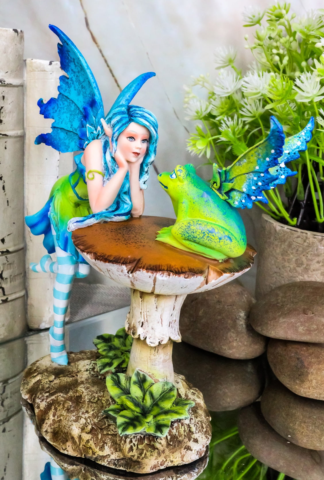 Figurine Elfes - Livre Muse Fairy - Amy Brown Fantaisie Fée Elfe Ange Déco