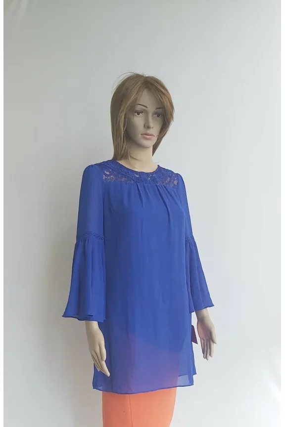 Womens Blouse Size 16 Royal Blue