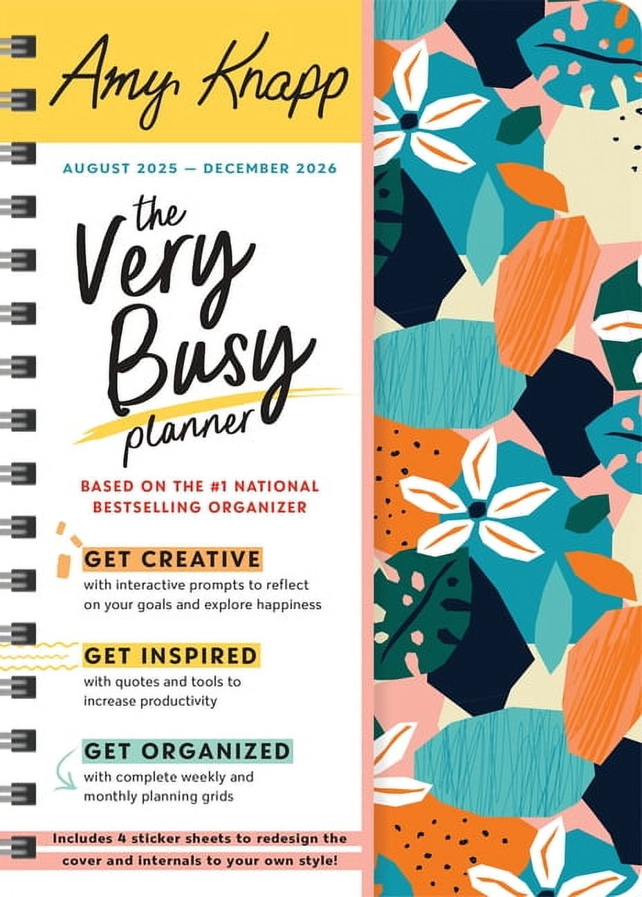 Amy Knapp's Plan Your Life Calendar 2026 Amy Knapp's the Very Busy Planner: August 2025 - December 2026, (Paperback)