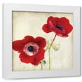 thumbnail image 1 of Amy Melious 26x26 White Modern Wood Framed Wall Art Titled - Red II, 1 of 5