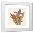 thumbnail image 1 of Amy Melious 26x26 White Modern Wood Framed Wall Art Titled - Tre Fiori II, 1 of 5