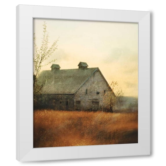 Amy Melious 26x31 White Modern Wood Framed Wall Art Titled - Avonlea I