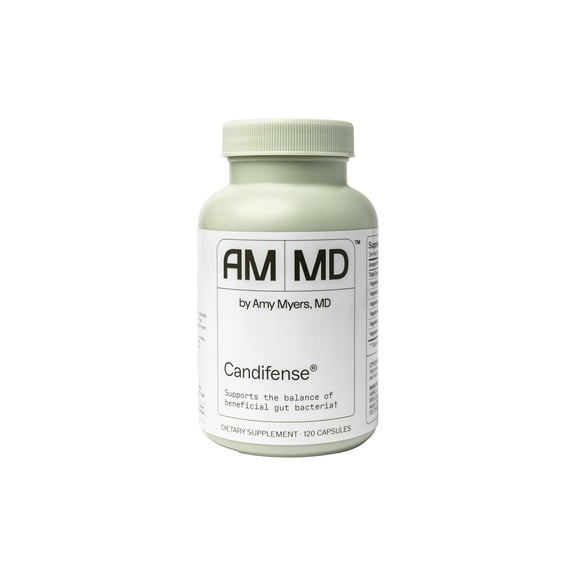 Amy Myers MD Candifense Candida Overgrowth Supplement - Digestive Enzymes for Digesting Fiber - Gut Care for a Balanced Microbiome - Gluten-Free, Dairy-Free & Non-Soy - 120 Capsules (60 Servings)