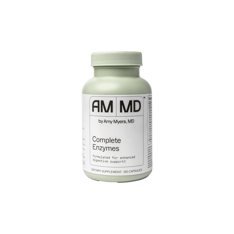 Amy Myers MD Digestive Enzymes, Gut Health Support, 19 Enzymes, 120 Capsules