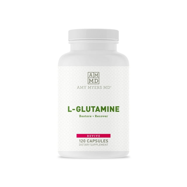 Amy Myers MD L Glutamine Capsules 1700mg to Support Sugar Cravings