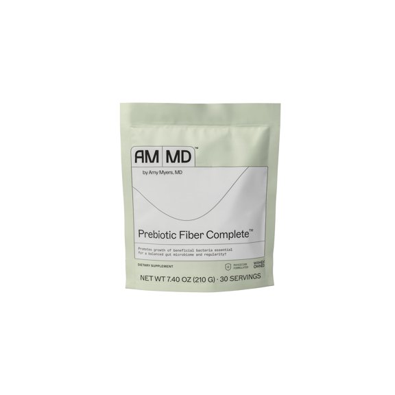 Amy Myers MD Prebiotic Fiber Powder - Gut Support - Organic Acacia Fiber - Keto Friendly - Gluten Free, Egg Free, Non-Dairy, Non-GMO - 30 Servings