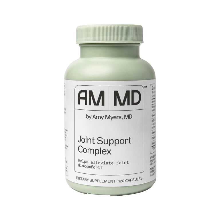 Amy Myers MD Join Support Complex Supplement - Supports Joint Health & Mobility - Glucosamine HCL - Chondroitin - Turmeric