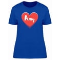 thumbnail image 1 of Amy On Red Heart Tee Women's -Image by Shutterstock, 1 of 1