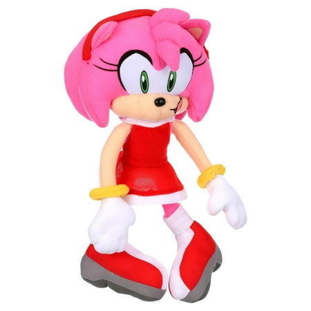 Great Eastern Sonic The Hedgehog: Amy Rose in Red Dress Plush