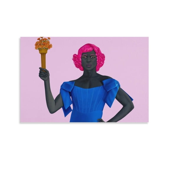 Amy Sherald (24) Painting On Canvas Wall Art Poster Scroll Picture Print Living Room Walls Decor Home Posters 16x24inch(40x60cm)
