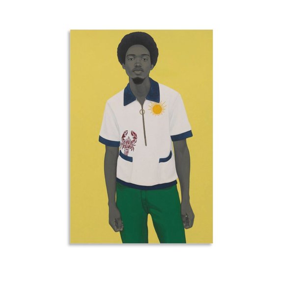 Amy Sherald American Portrait Painting Poster Canvas Art Poster and Wall Art Picture Print Modern Family bedroom Decor Posters 12x18inch(30x45cm)