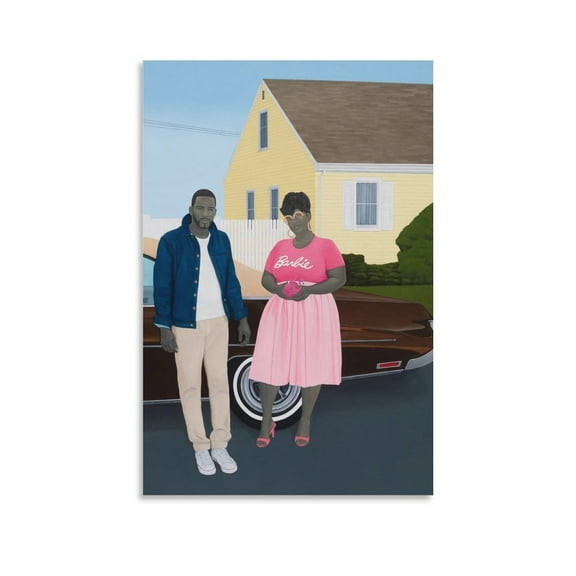 Amy Sherald-As American As Apple Pie Wall Art Picture Painting Poster Canvas Print Posters Artworks Bedroom Living Room Decor 16x24inch(40x60cm)