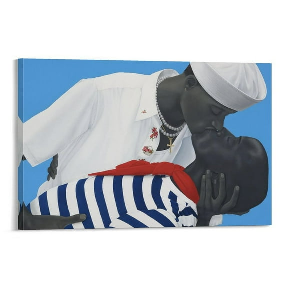 Amy Sherald-For Love And For Country (2) Wall Art Poster Scroll Canvas Painting Picture Living Room Decor Home 12x18inch(30x45cm)