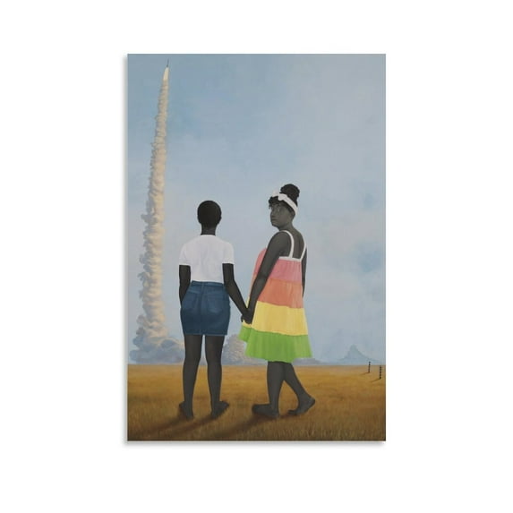 Amy Sherald-Planes, Rockets, And The Spaces in Between (2018) Canvas Wall Art Prints Poster Gifts Photo Picture Painting Posters Room Decor Home Decorative 12x18inch(30x45cm)