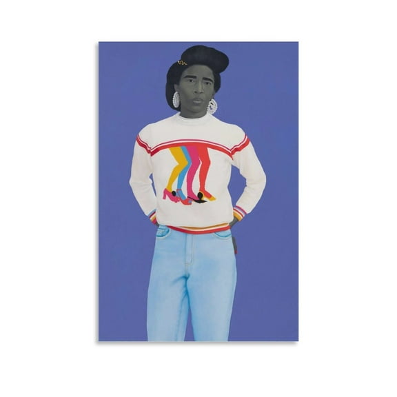 Amy Sherald-To Tell Her Story, You Must Walk in Her Shoes’ (2022) Posters Art Print Wall Photo Paint Poster Hanging Picture Family Bedroom Decor Gift 12x18inch(30x45cm)
