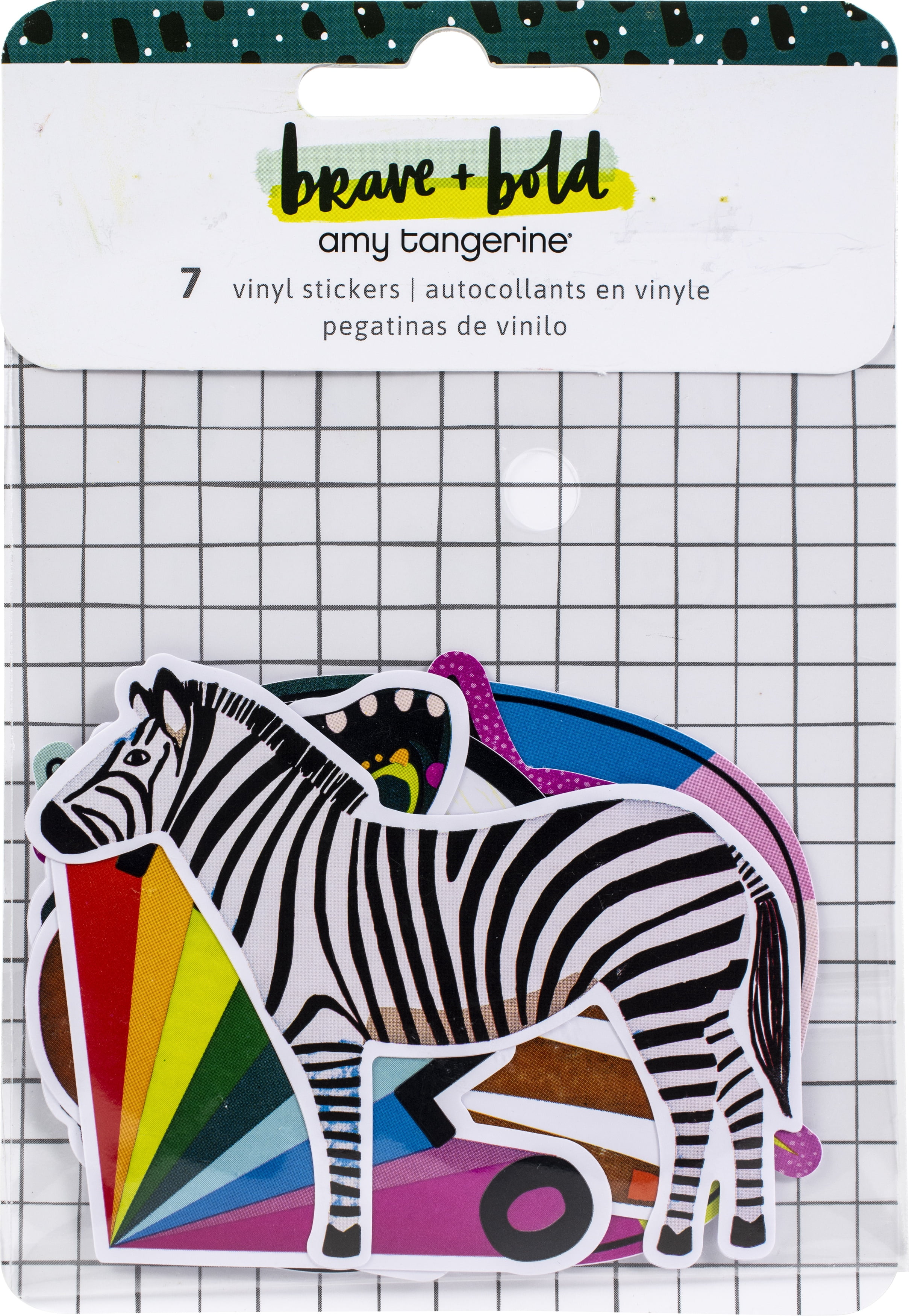 Amy Tan Brave & Bold Vinyl Stickers 7/Pkg-