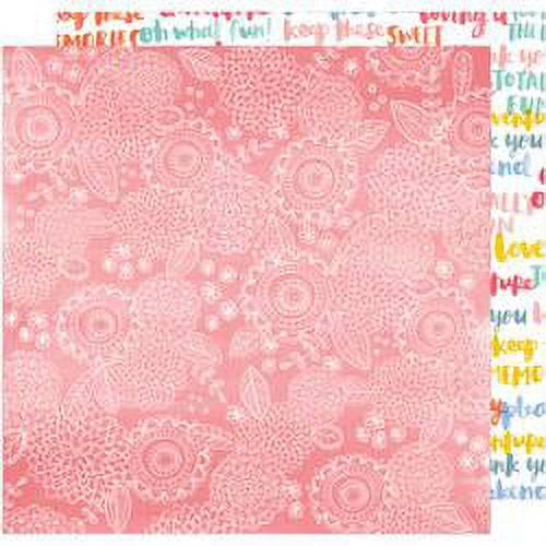 Amy Tan Oh Happy Life Double-Sided Cardstock 12"X12"-Sweet Thing